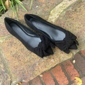 Black Bowed Flats